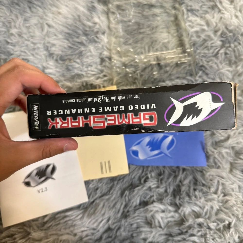 GameShark Video Game Enhancer V2.3 PlayStation PS1 Box and Manual Only No Game